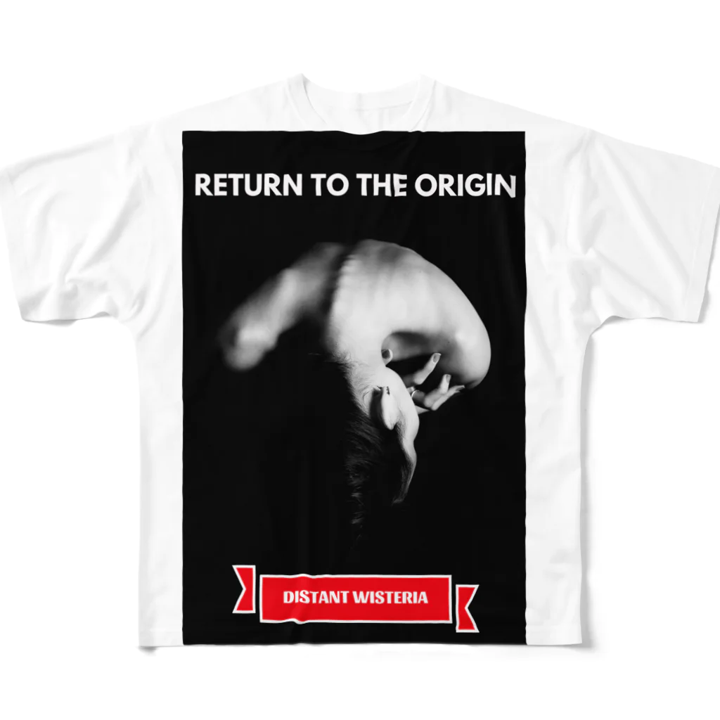 ディスタント ウィステリアのDISTANT WISTERIA　Return to the origin フルグラフィックTシャツ