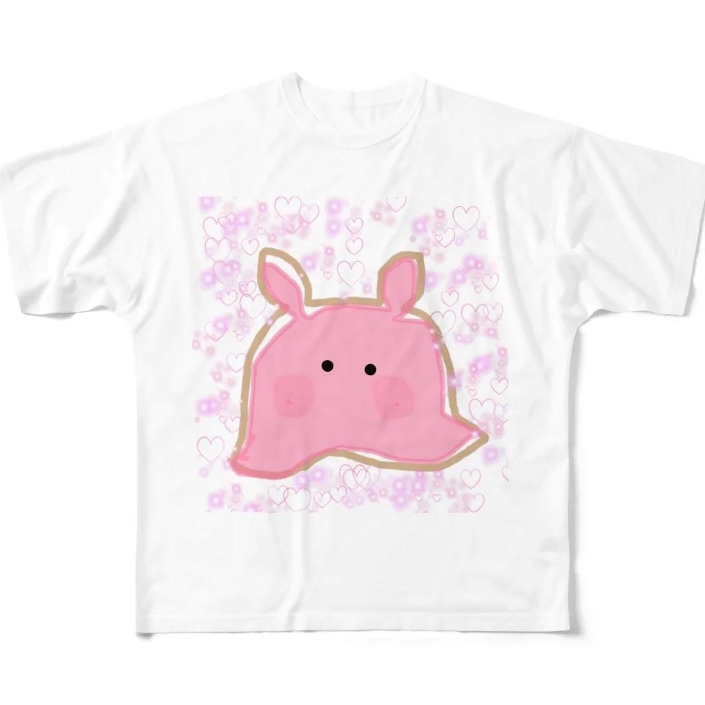 なこちゆるキャラショップのメンダコちゃん All-Over Print T-Shirt