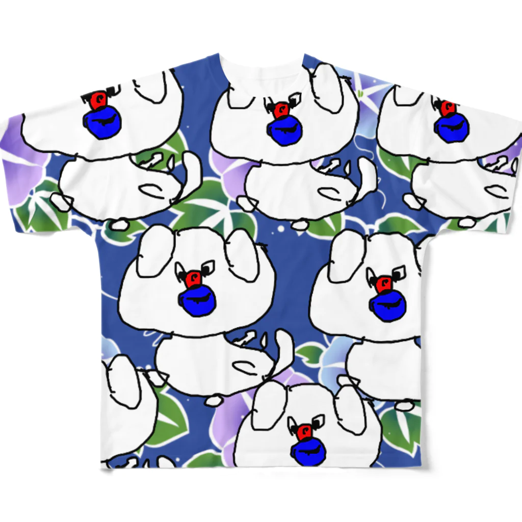 シマブクロ☆ショップのレモン All-Over Print T-Shirt