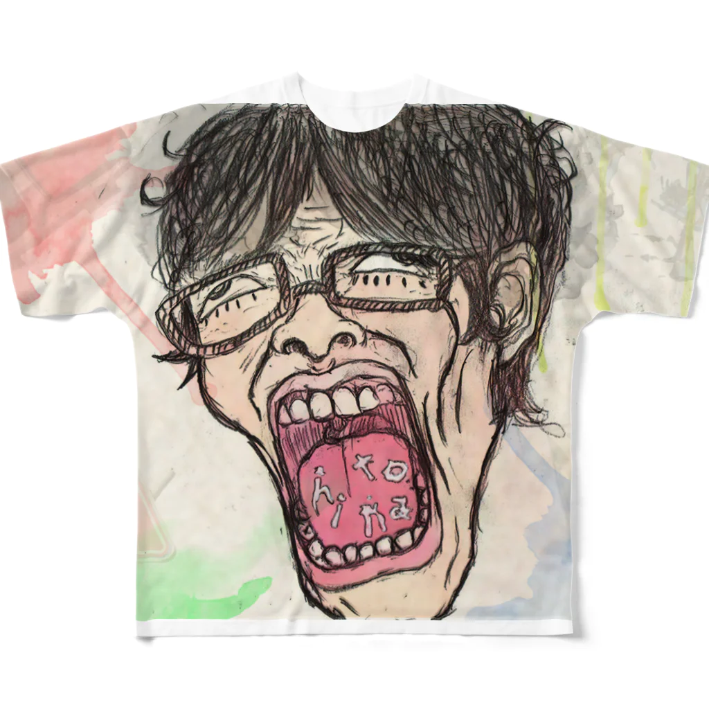 getmen12345のhitona All-Over Print T-Shirt