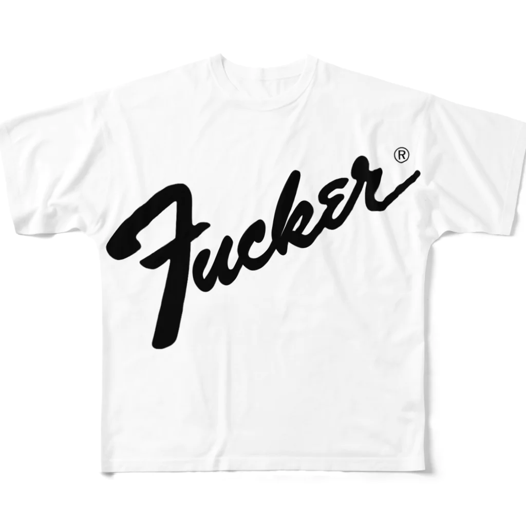 RTH.BRANDのFucker フルグラフィックTシャツ