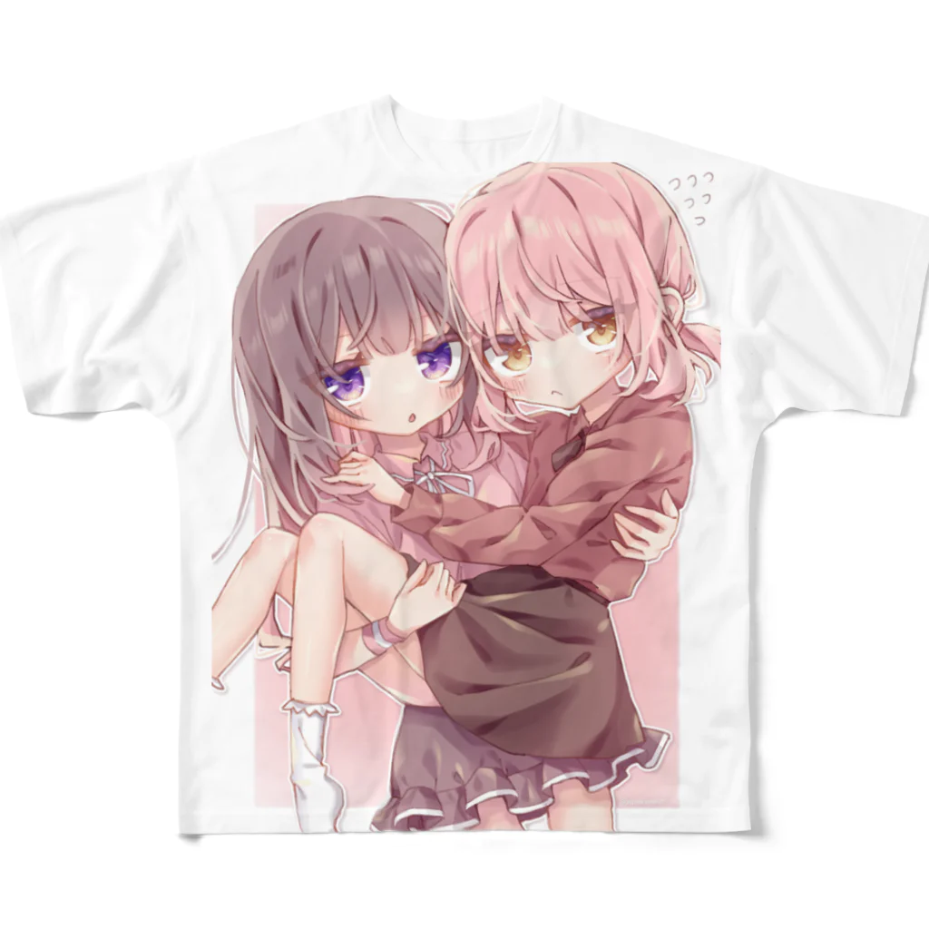 𝗋𝖾𝗇𝗋𝗂のおひめさまだっこ フルグラフィックTシャツ