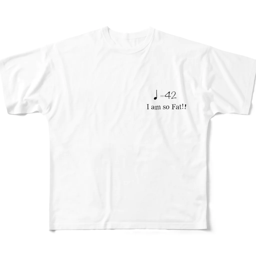 晴れのち中華のテンポ42 フルグラフィックTシャツ