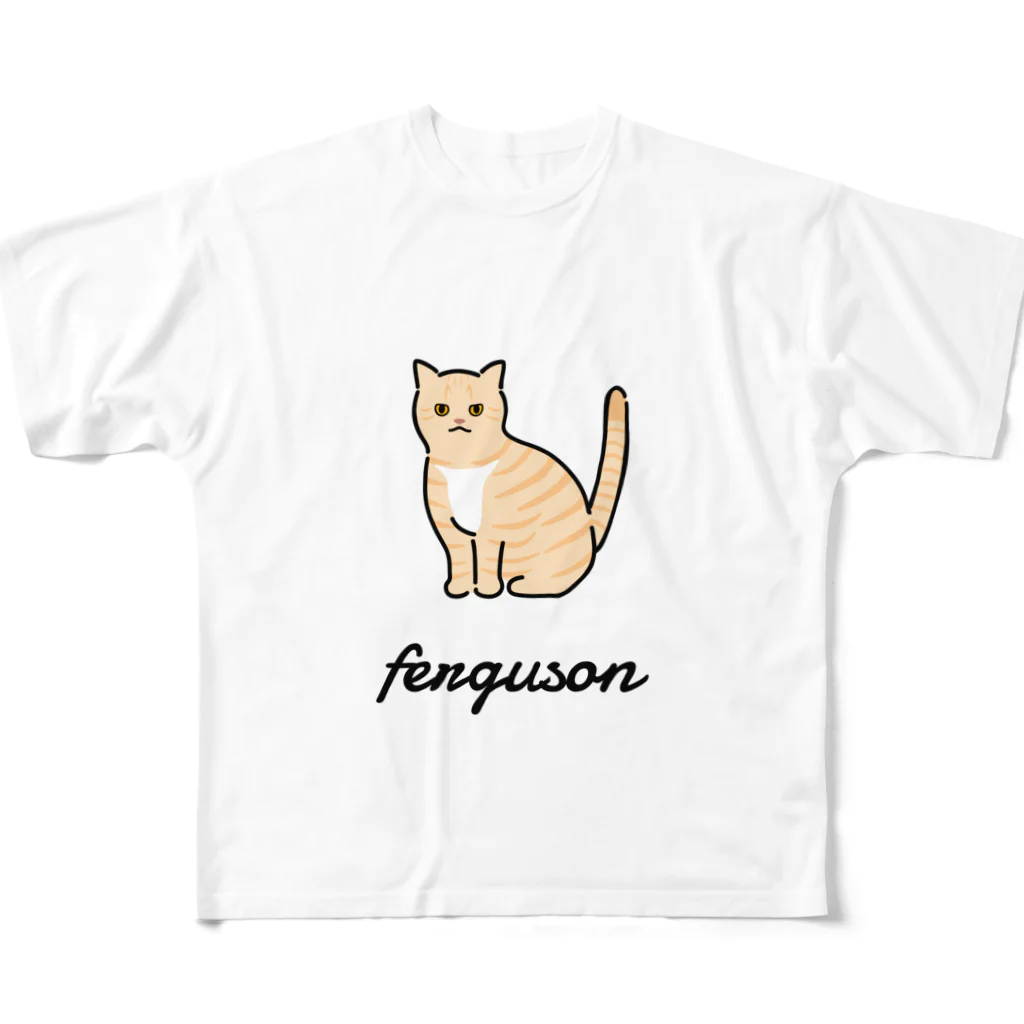 うちのこメーカーのferguson フルグラフィックTシャツ