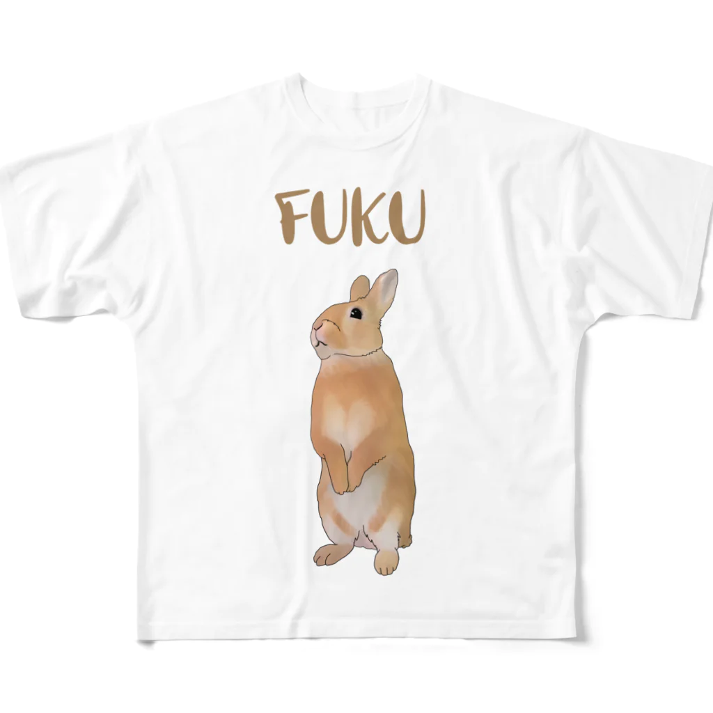 うさぎのふくのうさぎのふく（うたっち） フルグラフィックTシャツ