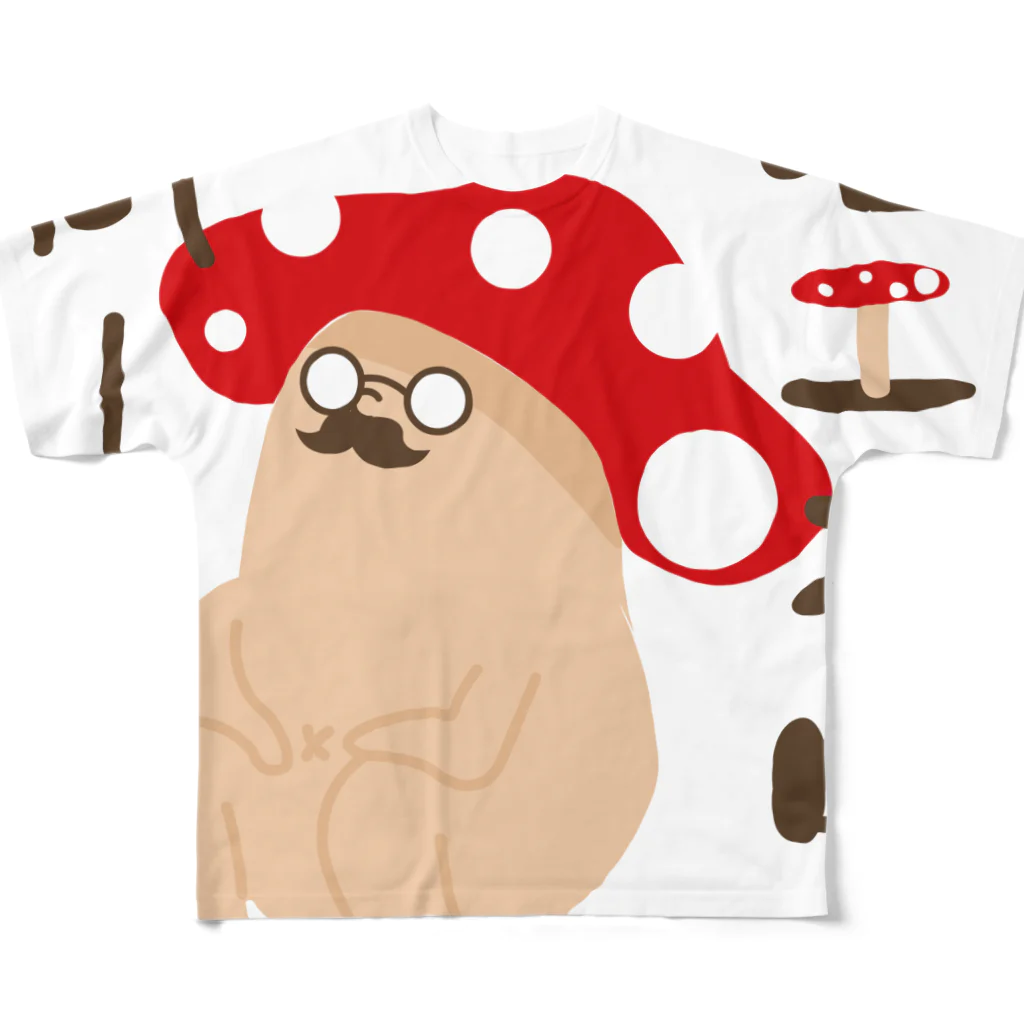 kinoko_ojisanの省エネ All-Over Print T-Shirt