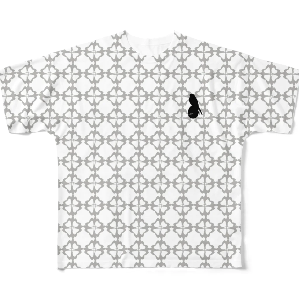 Culture Clubの[ Culture Club ] 燕和柄 フルグラフィック T-sh All-Over Print T-Shirt