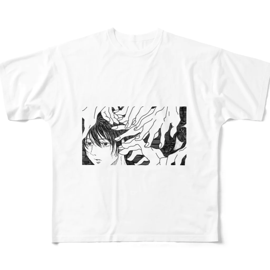 bibittona87のかいいくん All-Over Print T-Shirt