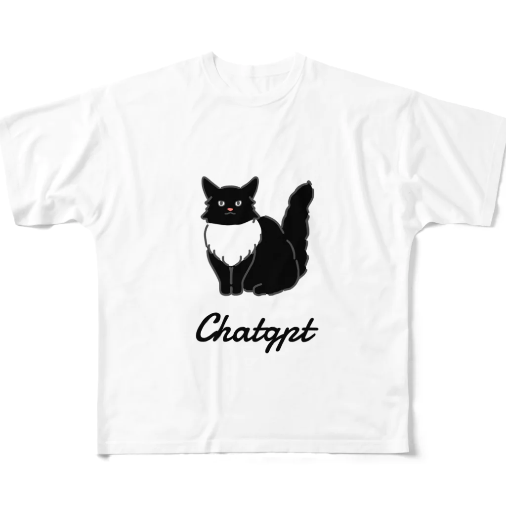 うちのこメーカーのChatgpt フルグラフィックTシャツ