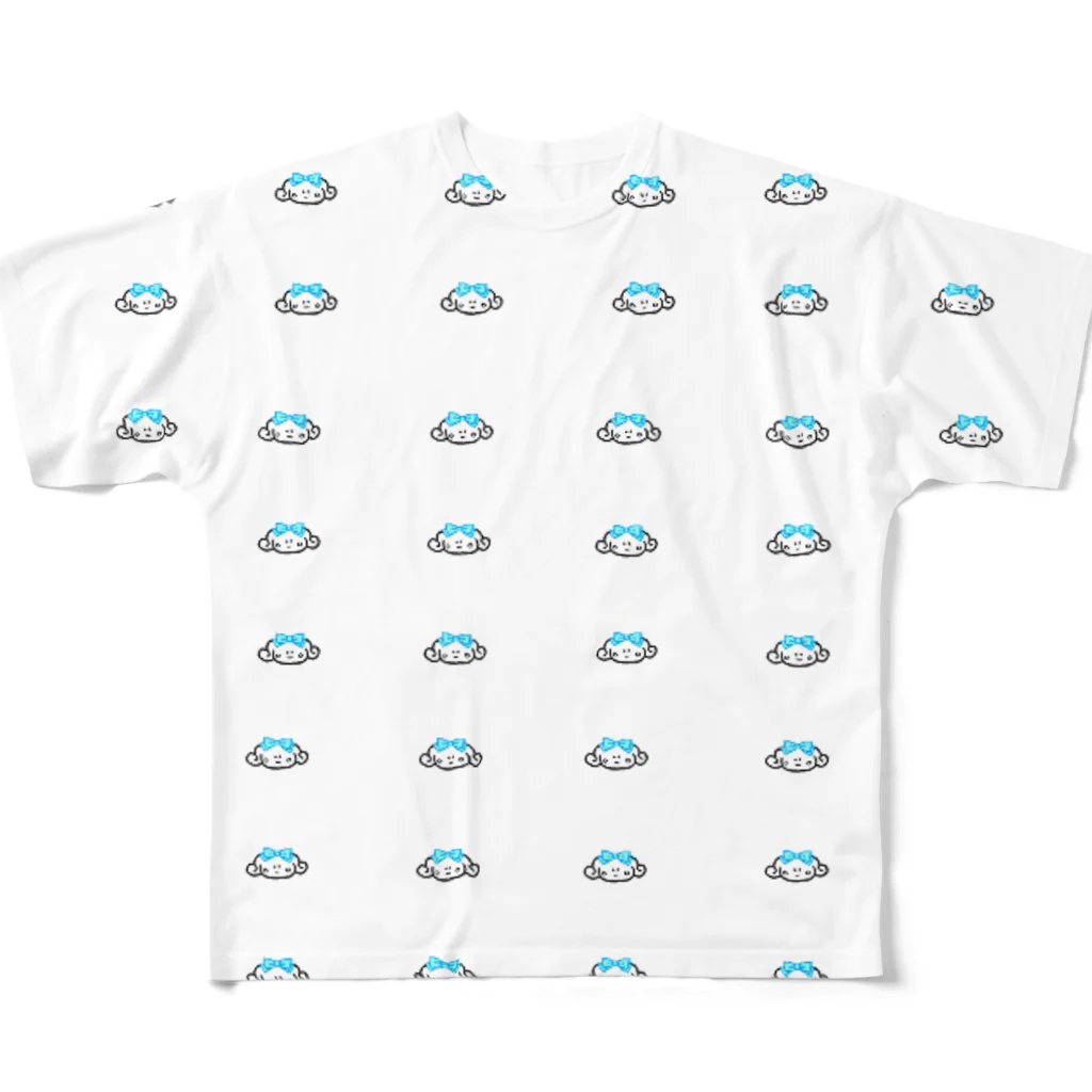  #satisfyingのMIMIQURU ミミキュル All-Over Print T-Shirt