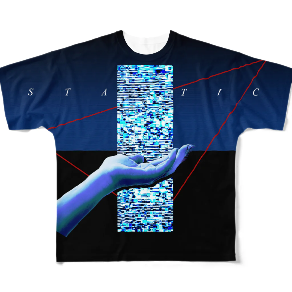 新しい映像のSTATIC【販売終了】 All-Over Print T-Shirt