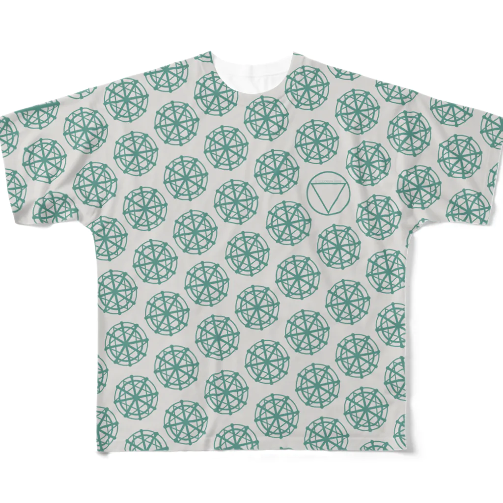 Culture Clubの[ Ø thers：A Clockwork DAISY ] 神教融合 シンボル カットソー All-Over Print T-Shirt