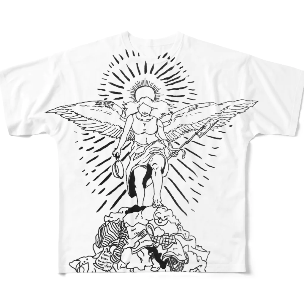 マグダラのヒカル@堕天使垢の大天使の逆鱗 All-Over Print T-Shirt