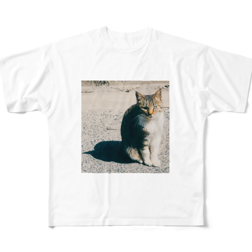 ハネ(🦄)のねこ猫ネコ フルグラフィックTシャツ