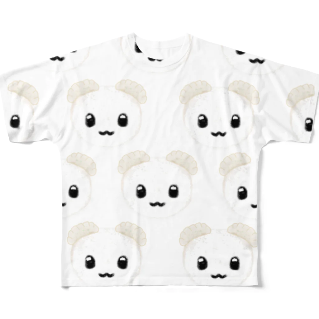 SHOP YUUのギョーザちゃん総柄 All-Over Print T-Shirt