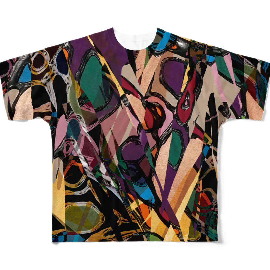 ボンドアートストア on SUZURIの【C-series】BICKEL model ／ 冨永ボンド All-Over Print T-Shirt