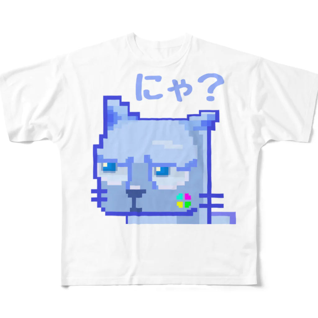 Clover Cats【公式】のにゃ？ フルグラフィックTシャツ