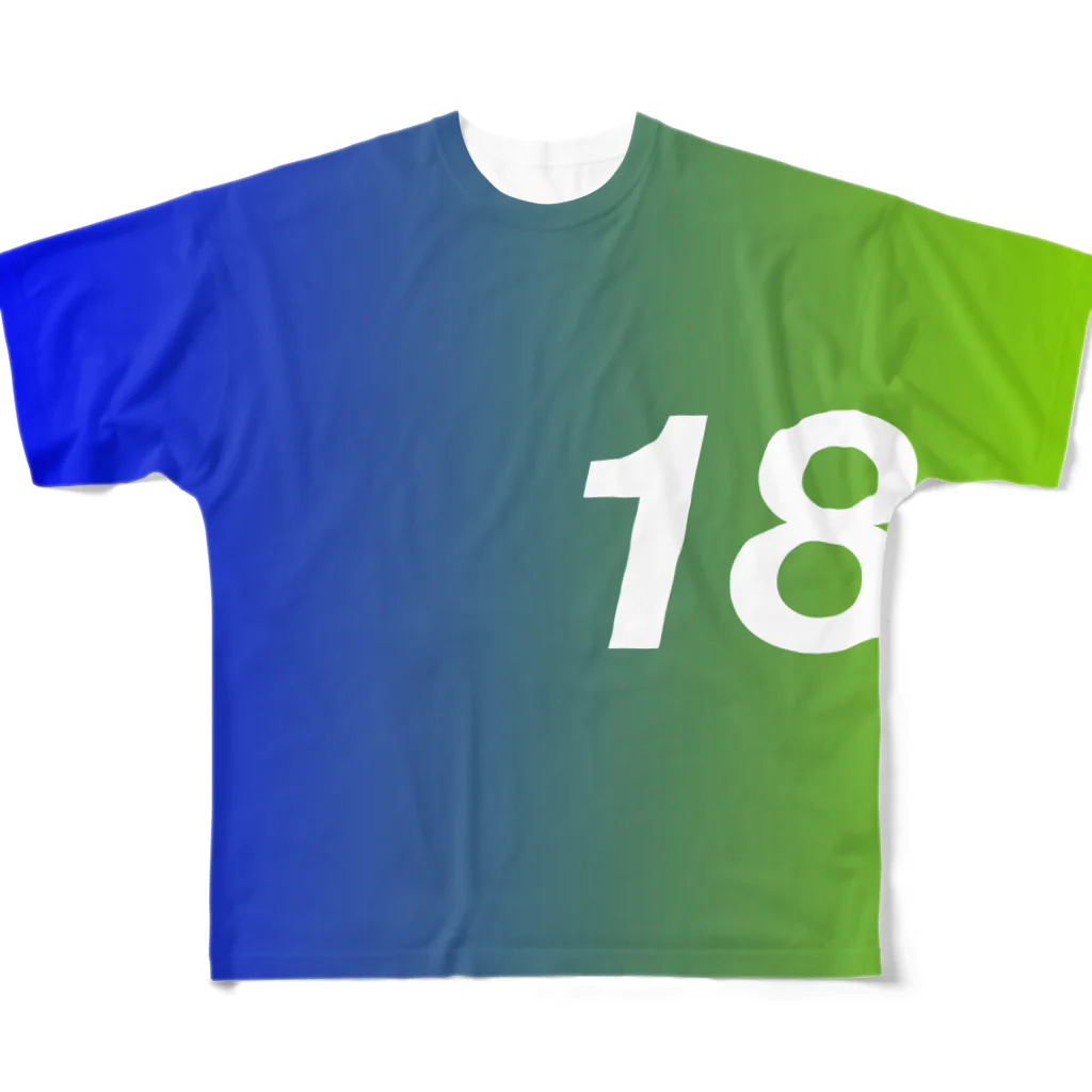 Sawayakaunkooの18T フルグラフィックTシャツ