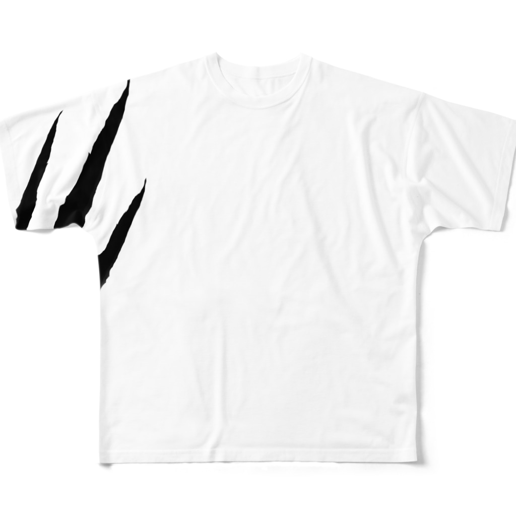 いっぷく処 てんてんの勲章の傷 All-Over Print T-Shirt