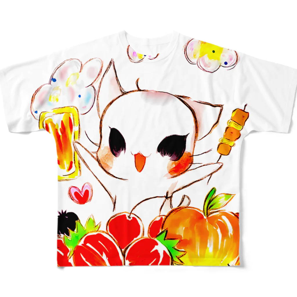 ＊Maiky＊の【ビールねこ】フルーツMIX.ver All-Over Print T-Shirt