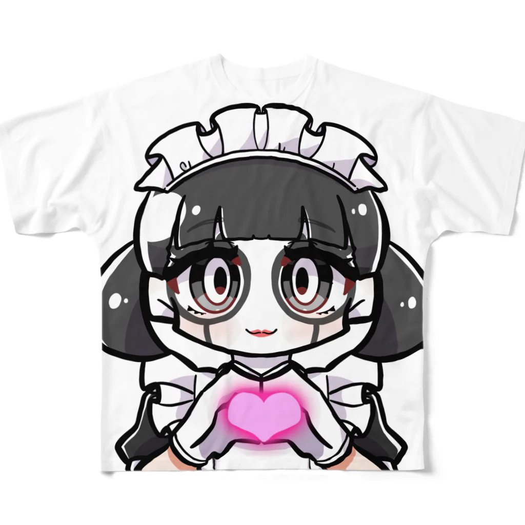 れもん・すかっしゅの女子キャンパーレモコ フルグラフィックTシャツ