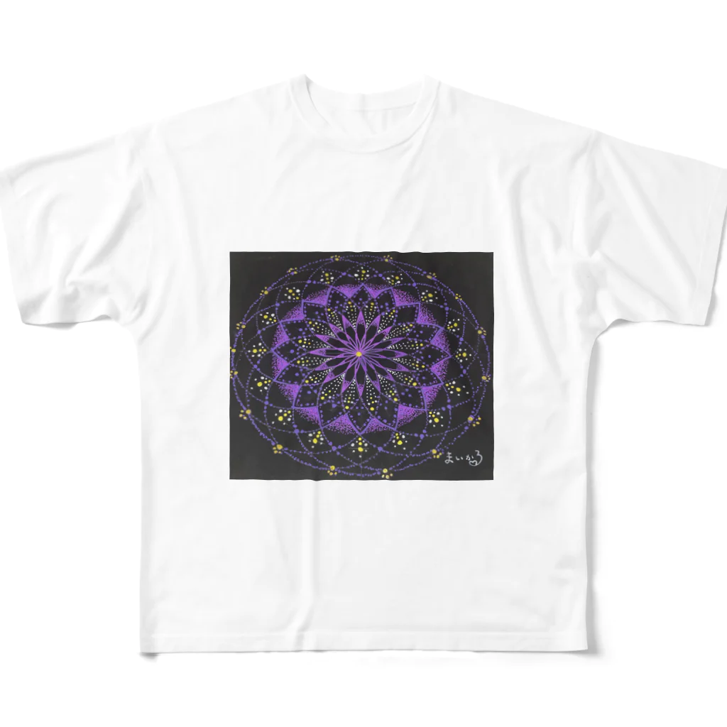 まいかる🔮 何かをチャレンジするときの開運アドバイザーの開運マンダラ(トーラス) All-Over Print T-Shirt