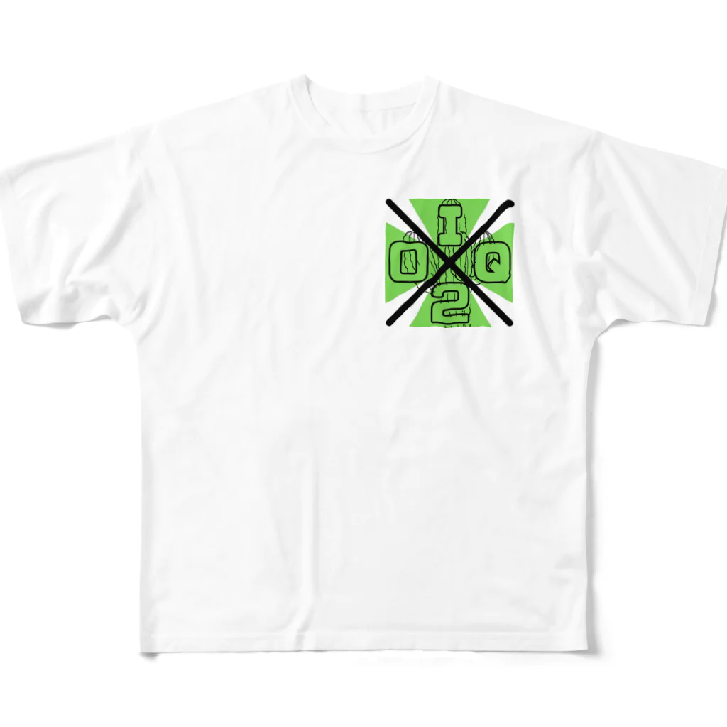 IQ02_sabotenのサボテンシリーズ フルグラフィックTシャツ