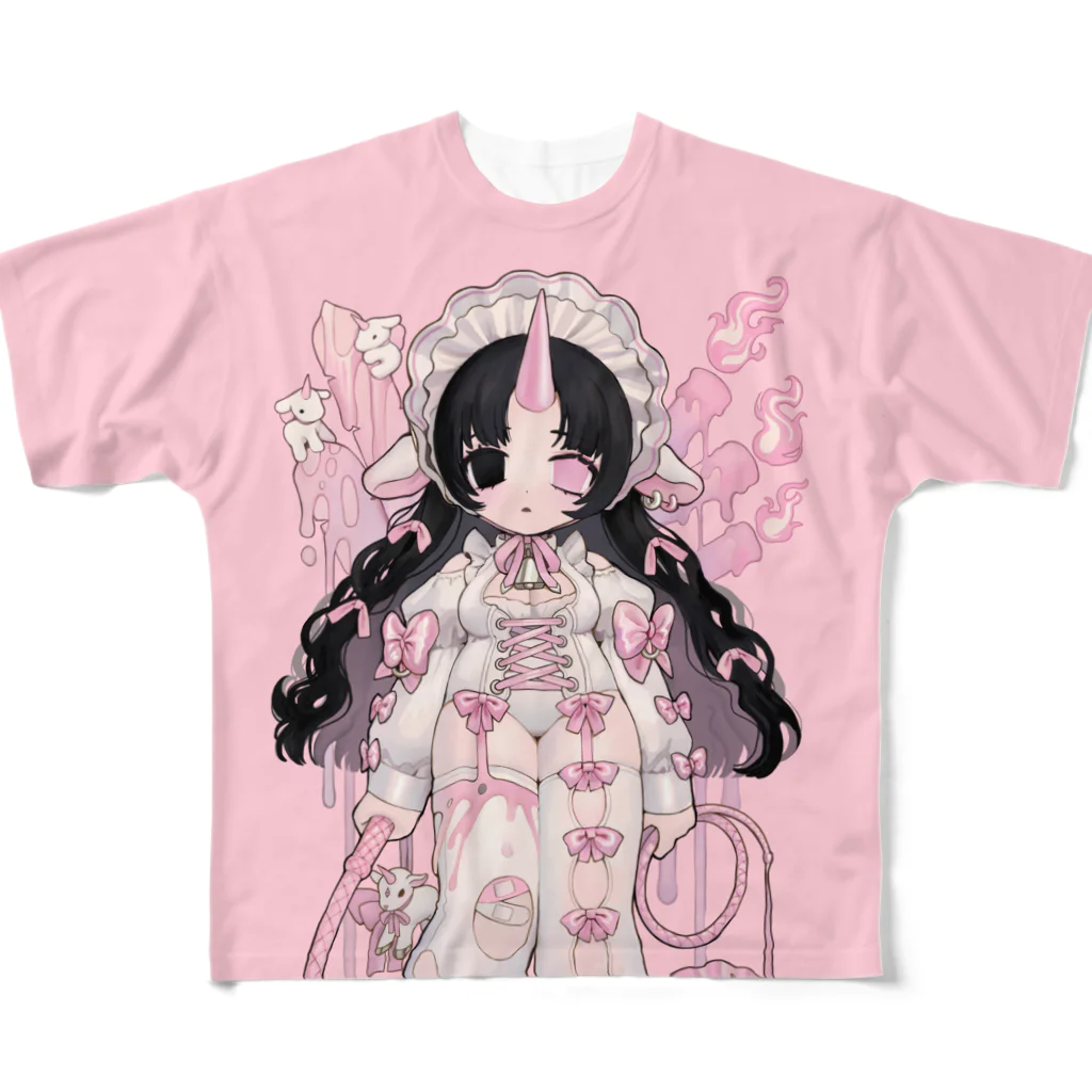 雲母薬房　SUZURI店の🎀 フルグラフィックTシャツ