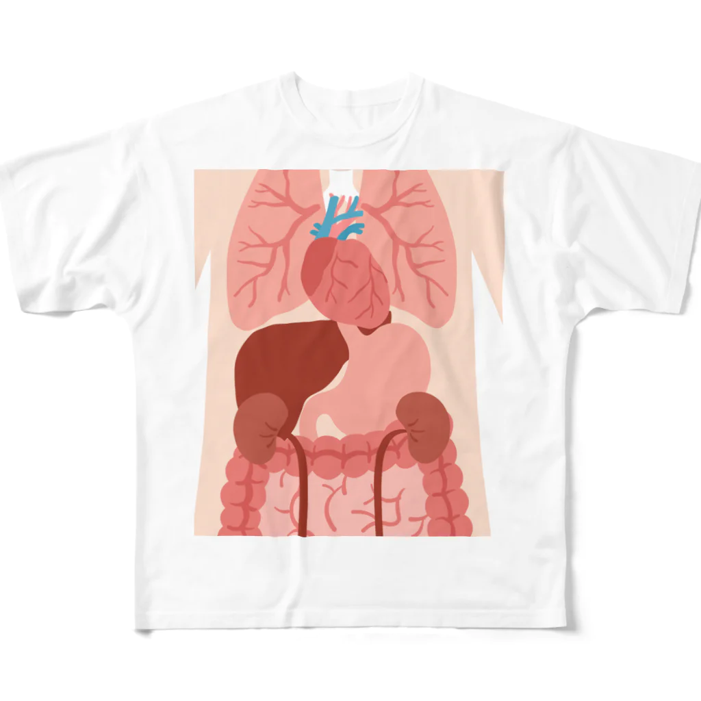 Art-soulのIn the body All-Over Print T-Shirt