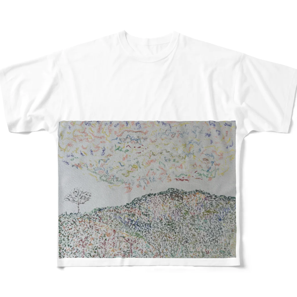 ryuunoko-3783の夢の丘 フルグラフィックTシャツ