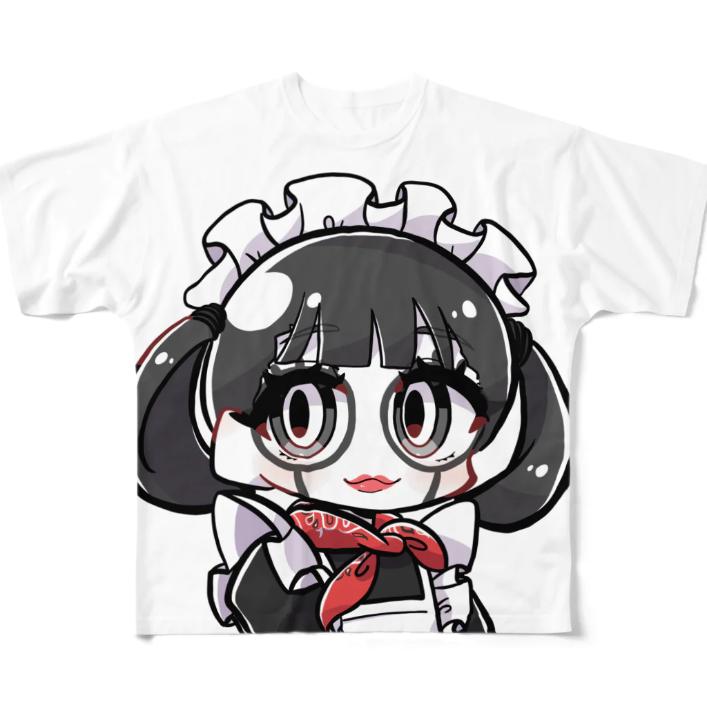 れもん・すかっしゅの女子キャンパーレモコ フルグラフィックTシャツ