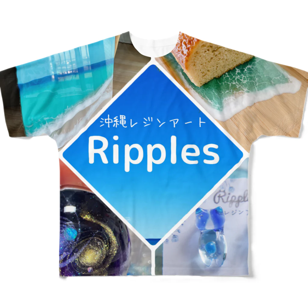 Ripples沖縄レジンアートのRipples沖縄レジンアート All-Over Print T-Shirt