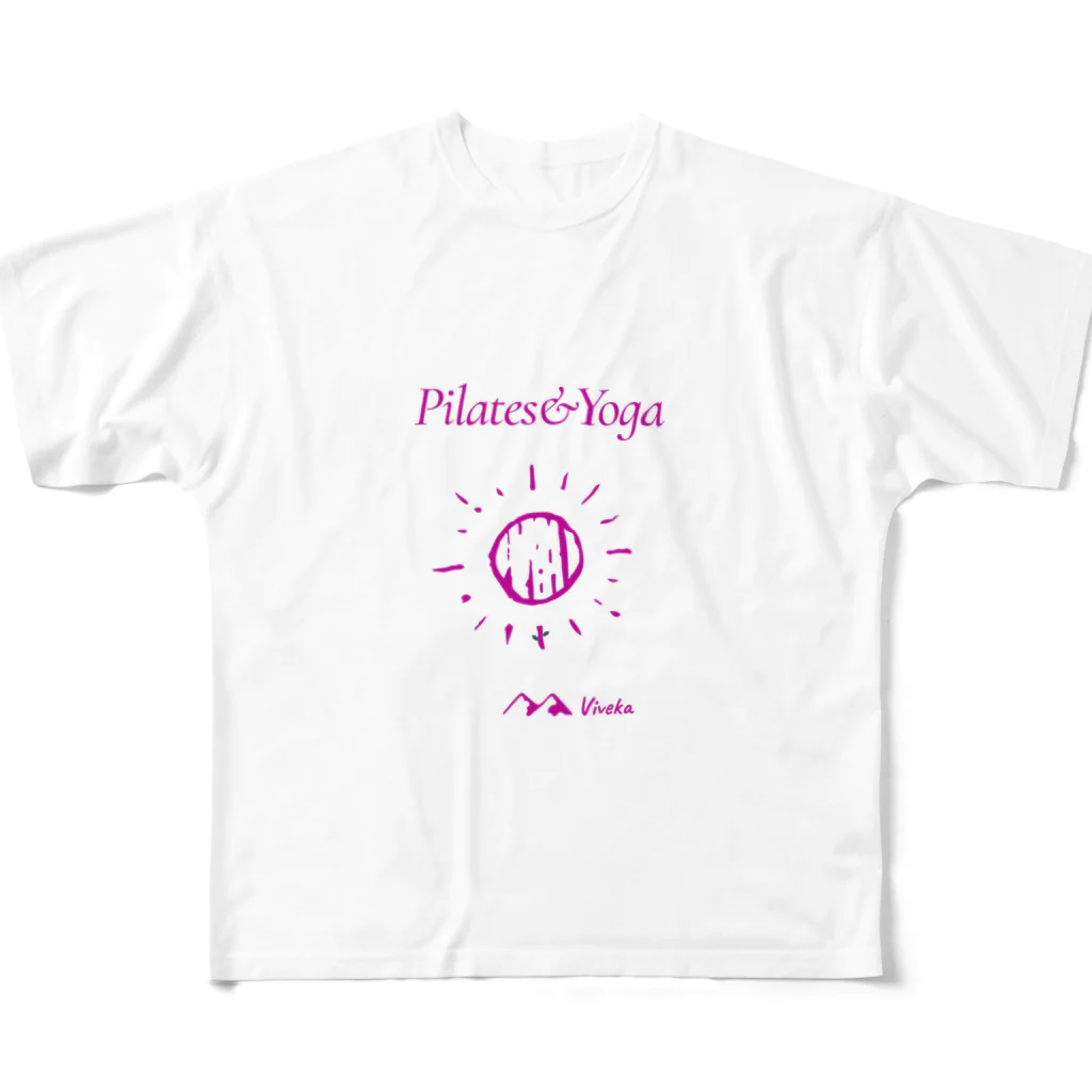 30k.p.yogaのいろち フルグラフィックTシャツ