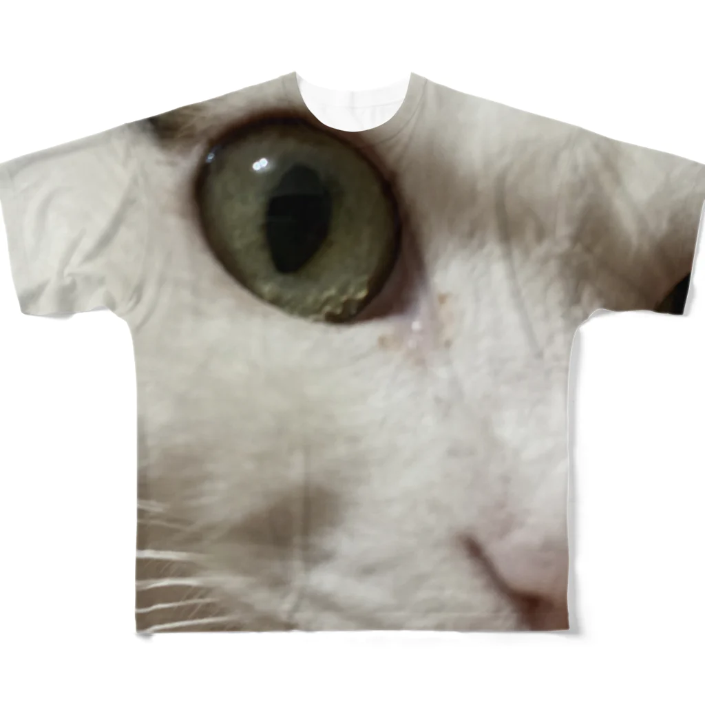 わが家の猫山さん。の猫山さん。はるがきた。 All-Over Print T-Shirt