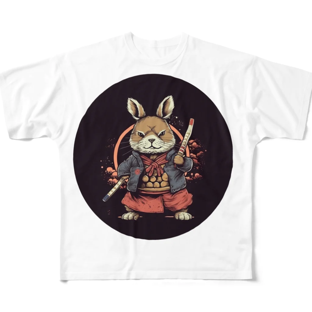 JAPANESKのサムライニィ All-Over Print T-Shirt