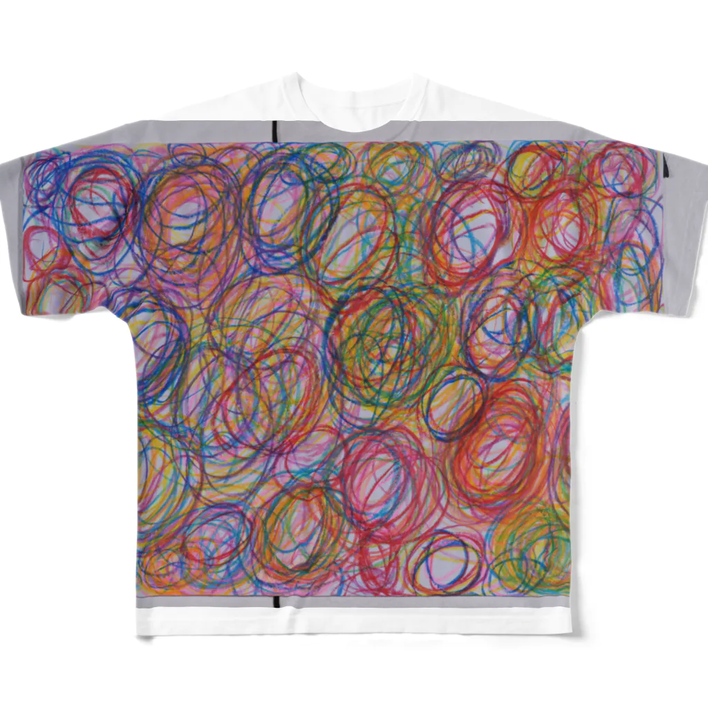 K2 ギャラリーみくるべのYukino’s Guruguru Art All-Over Print T-Shirt