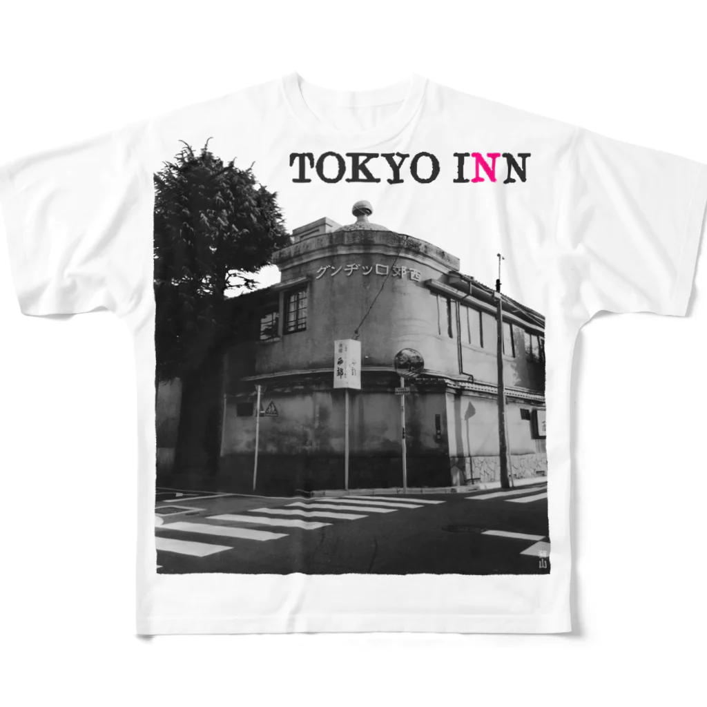 猫山アイス洋品店のTOKYO INN フルグラフィックTシャツ