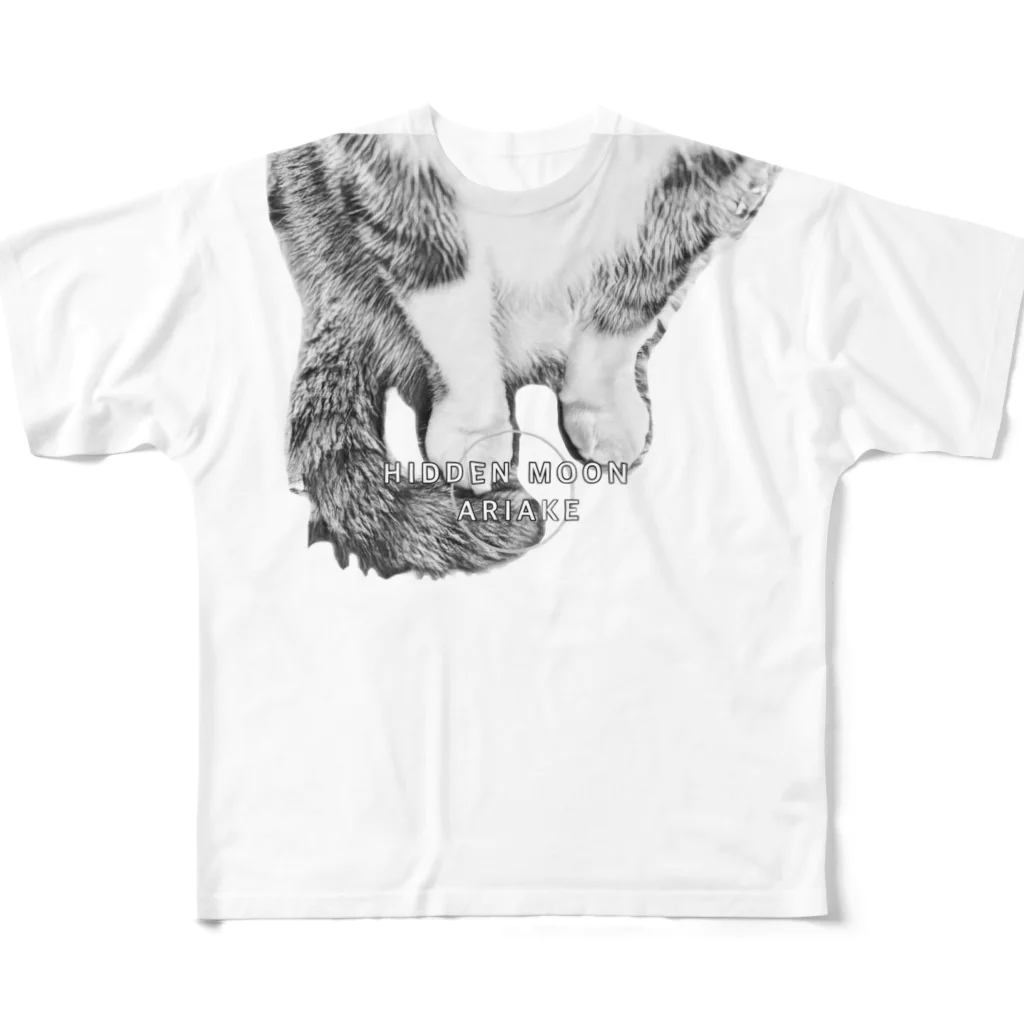 HIDDEN MOON-ARIAKEの16 All-Over Print T-Shirt