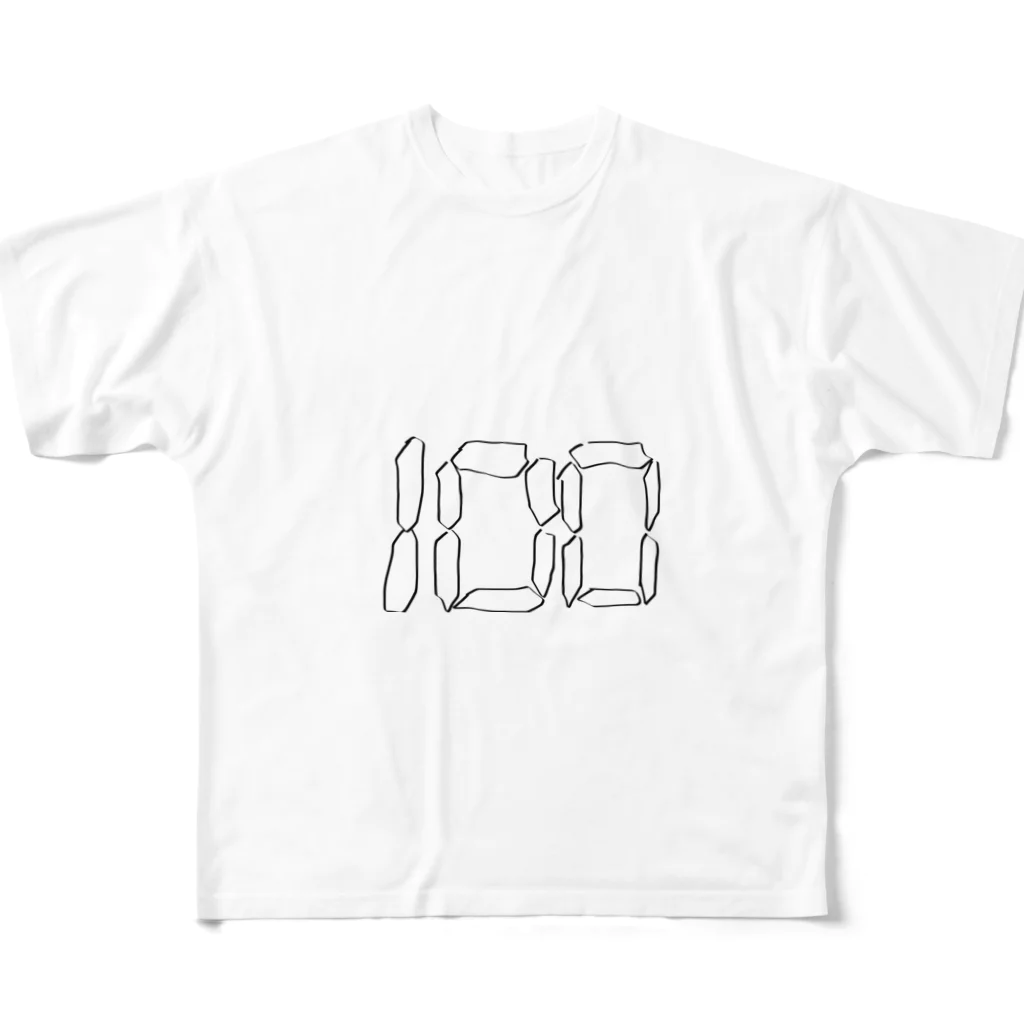 akasagonのonehundered フルグラフィックTシャツ