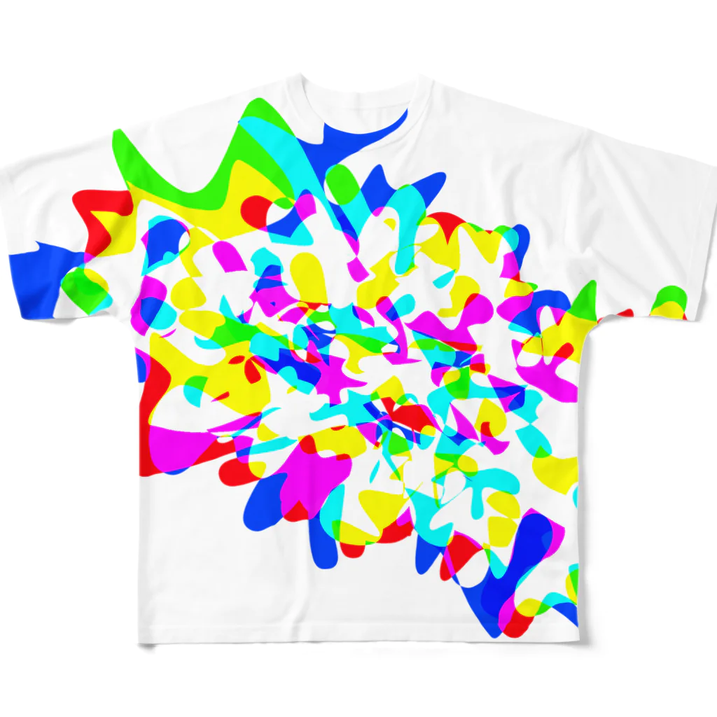 SuzutakaのBrightFuture フルグラフィックTシャツ