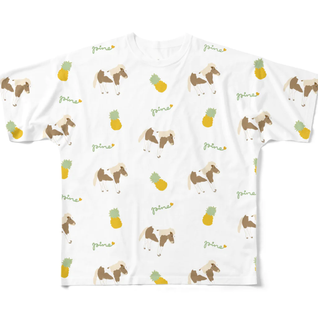 umaumaのpine🍍 フルグラフィックTシャツ