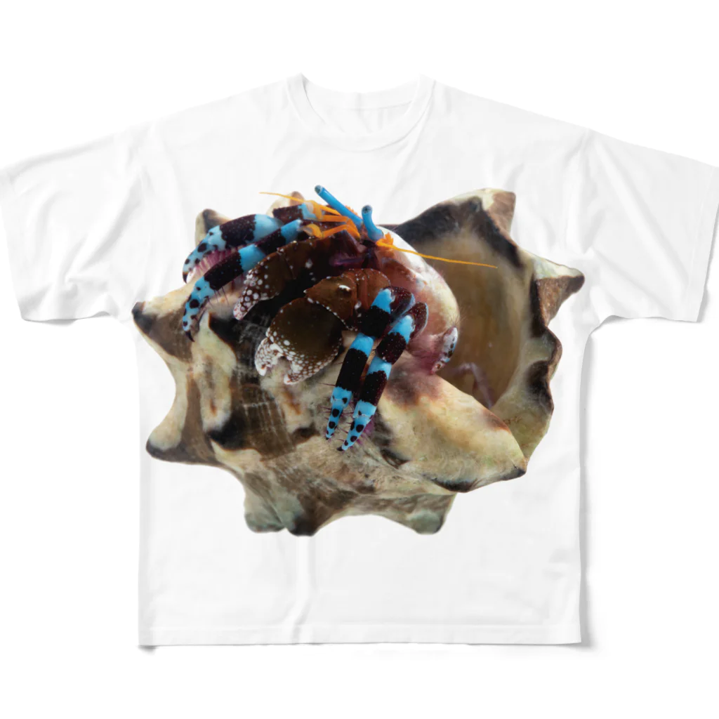 ヤドカリの国のユビワサンゴヤドカリ All-Over Print T-Shirt