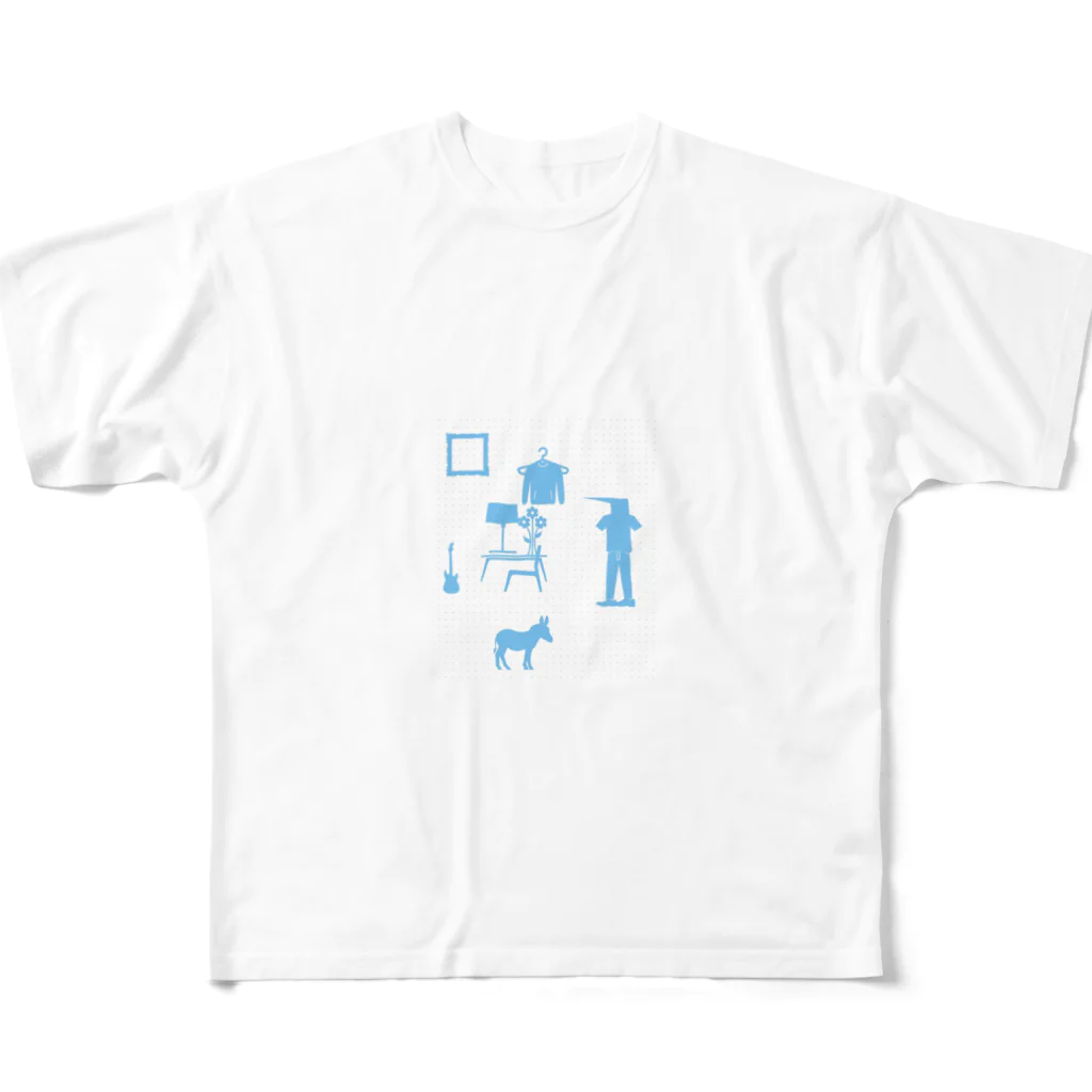 にゃんころまーちのシンプルくん All-Over Print T-Shirt