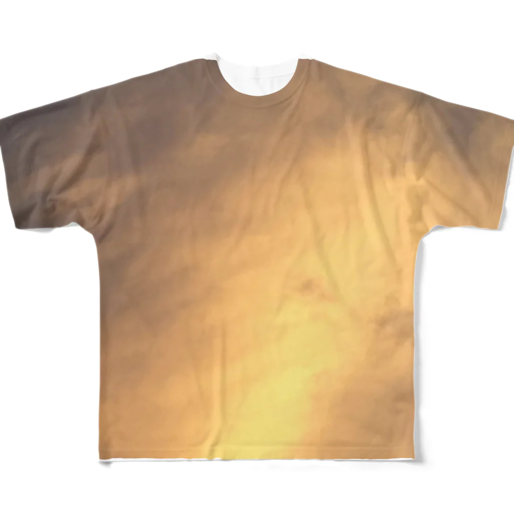 アッキーのあの日の夕日 All-Over Print T-Shirt