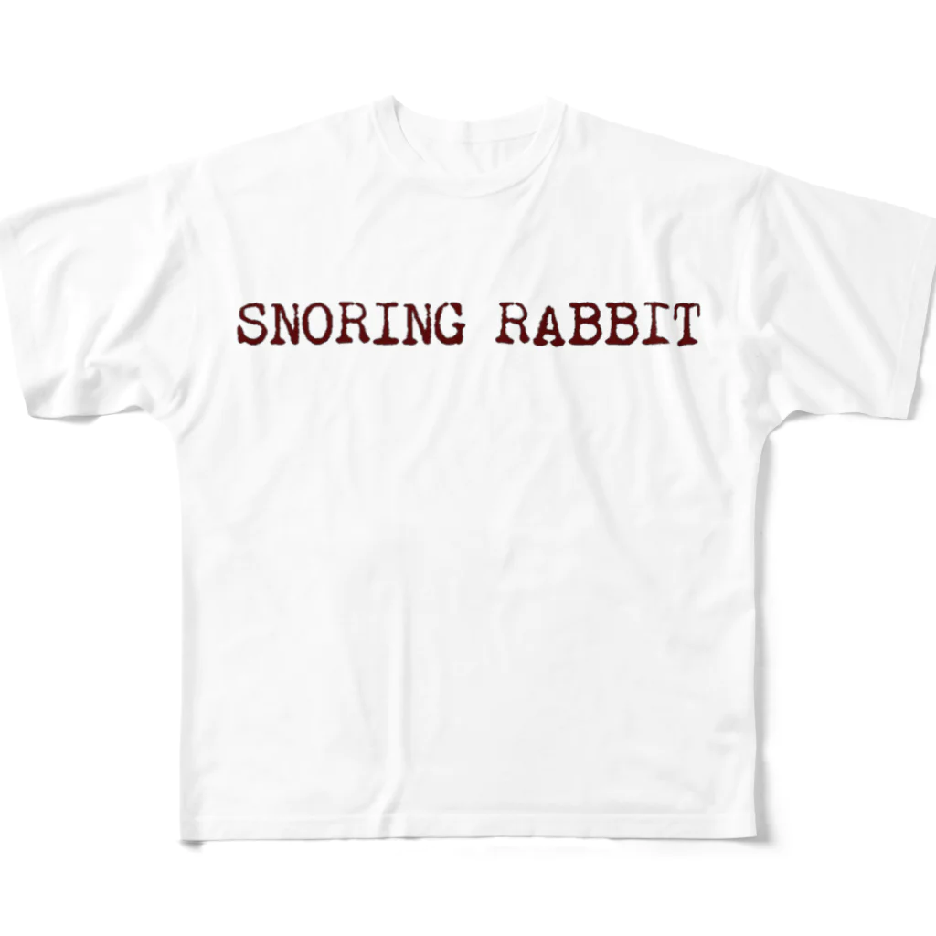 SNORING RABBIT × SNORING ORCAの擬態　scene 03 フルグラフィックTシャツ