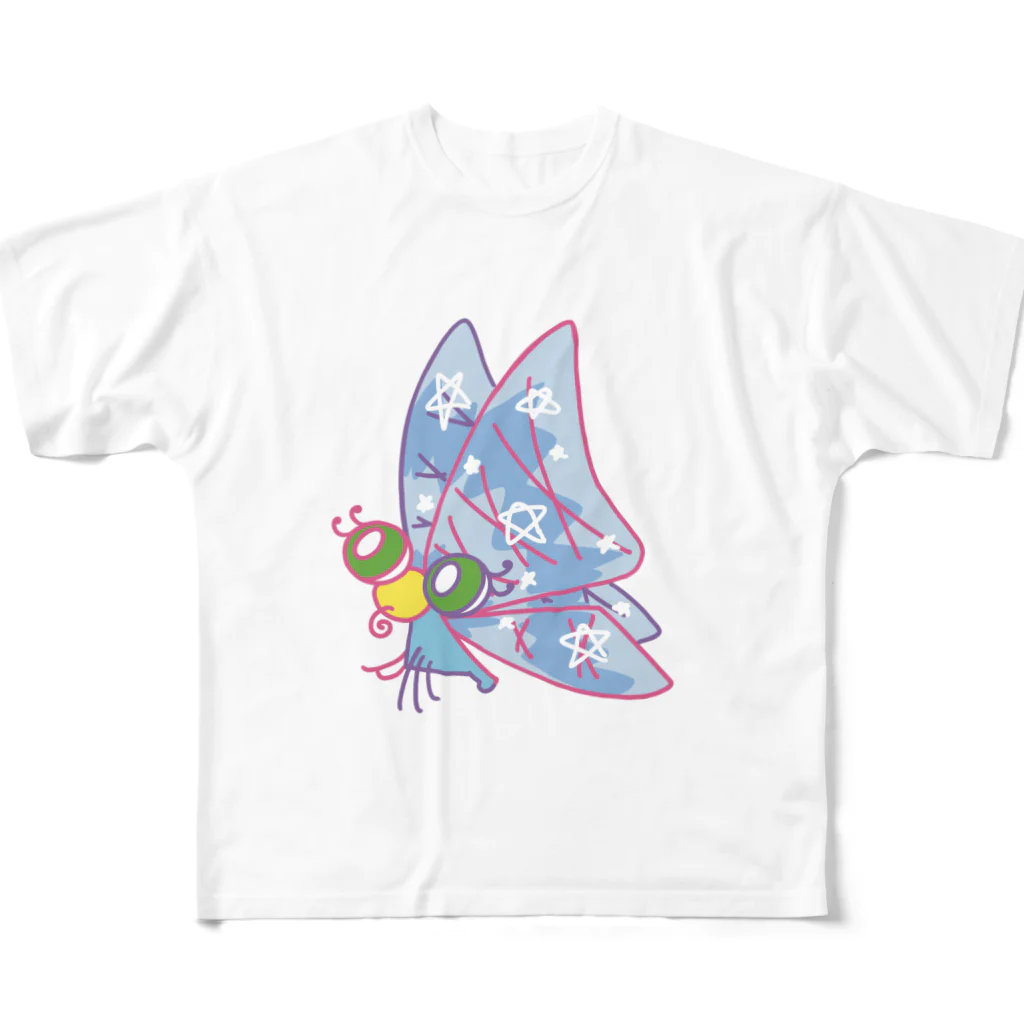 こねずみ出版のチョウチョさん01 All-Over Print T-Shirt