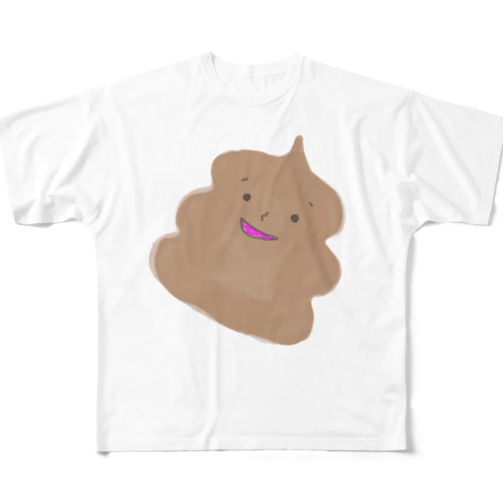 yume_no_mapicoのゆるゆるりチョコソフト フルグラフィックTシャツ