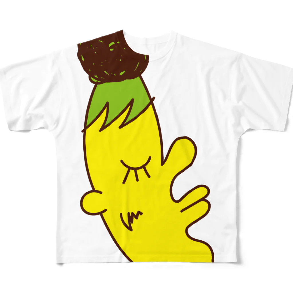 BabyBananaのBabyBanana（WOMEN） All-Over Print T-Shirt