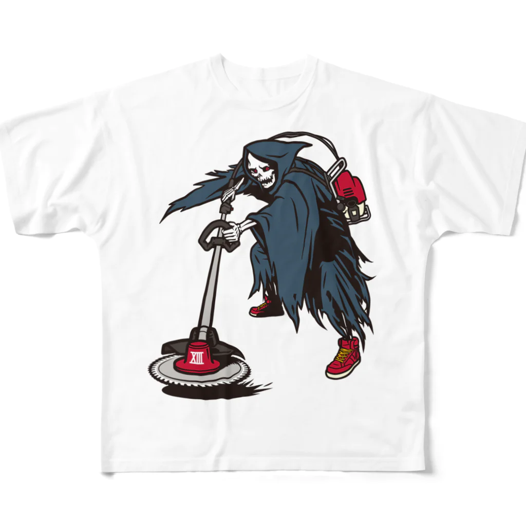 nikukoppuのthe latest Grim Reaper All-Over Print T-Shirt