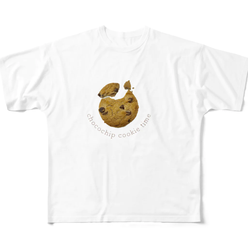 Ｒ.Ｒ Cafe？のchocochipcookietime フルグラフィックTシャツ